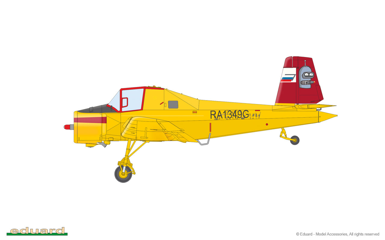 Eduard Z-37A Čmelák (Weekend Edition) 1:72 Scale Plastic Model Kit Illsutration Variant 4