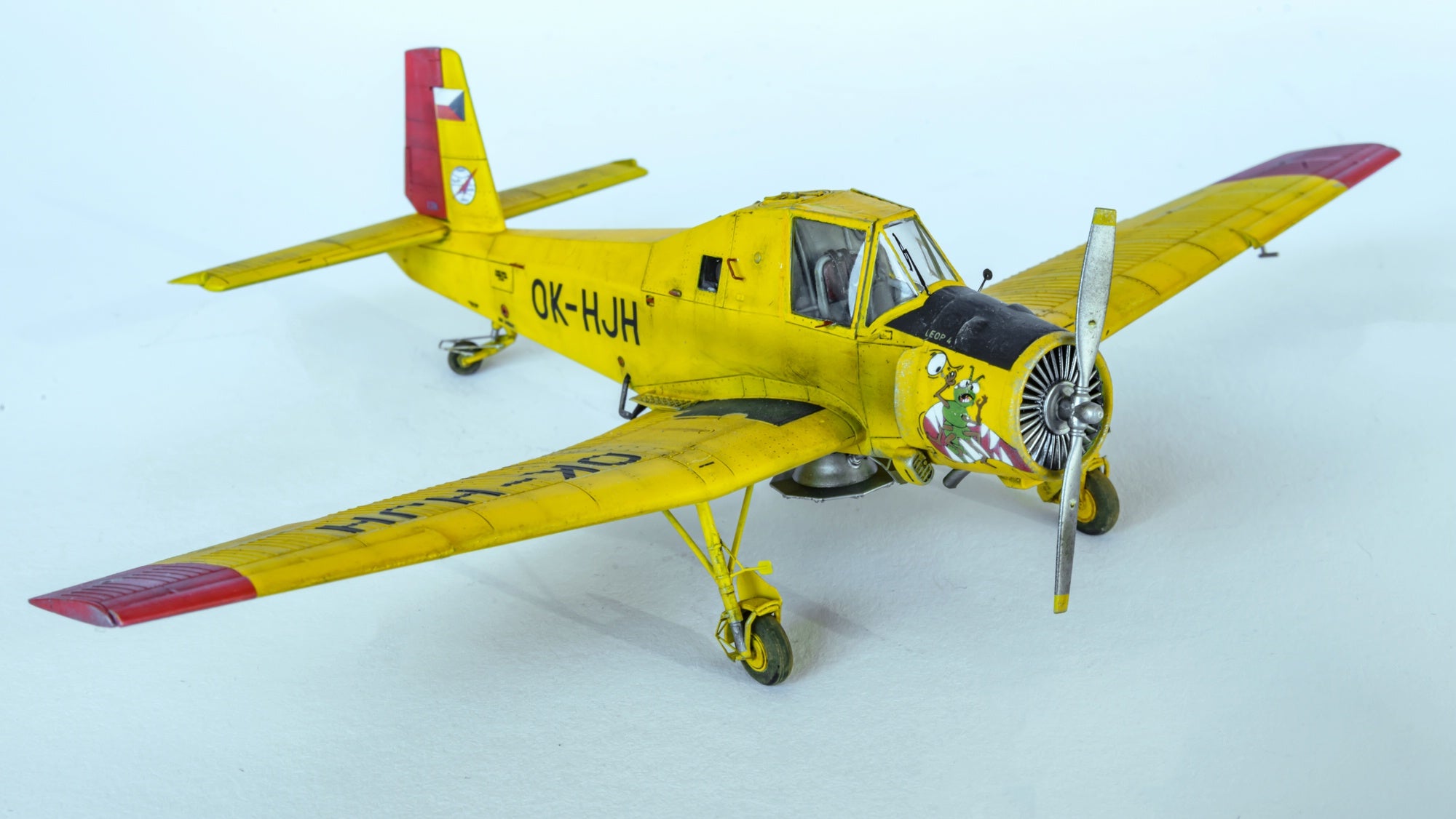 Eduard Z-37A Čmelák (Weekend Edition) 1:72 Scale Plastic Model Kit Completed Example