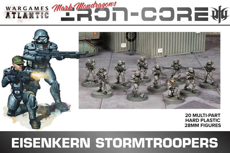 Eisenkern Stormtroopers, 28 mm Scale Model Plastic Figures