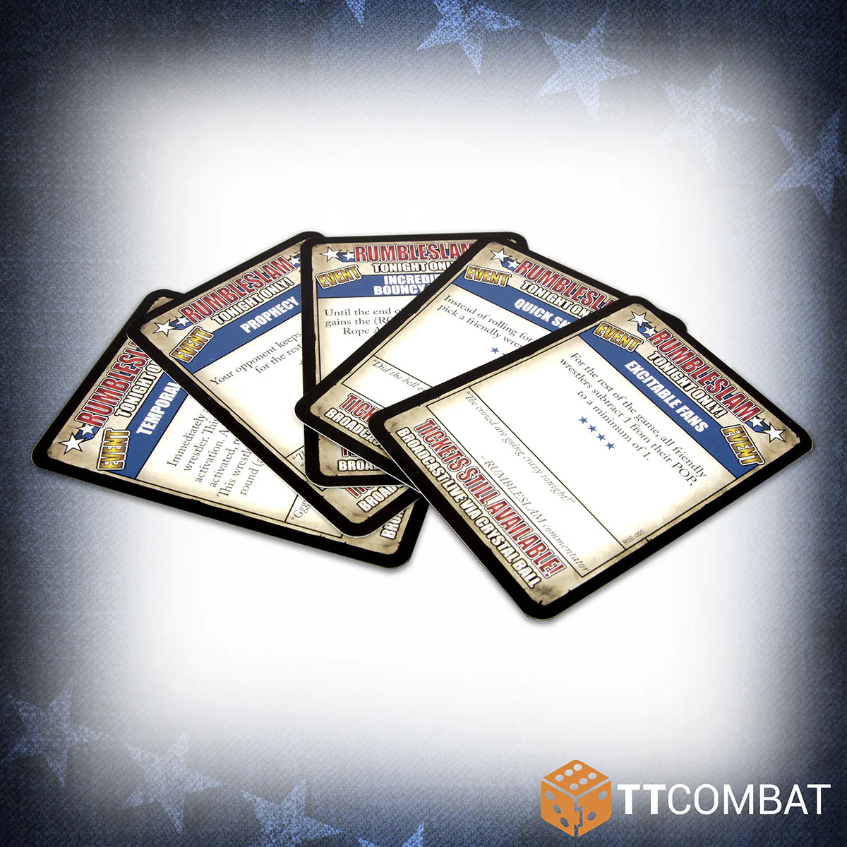 Rumbleslam Event Cards Front View
