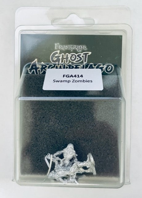 Frostgrave Ghost Archipelago Swamp Zombies, 28 mm Scale Model Metal Figures Packaging