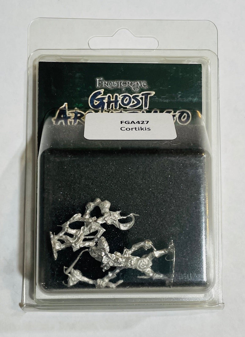 Frostgrave Ghost Archipelago Cortikis, 28 mm Scale Model Metal Figures Packaging