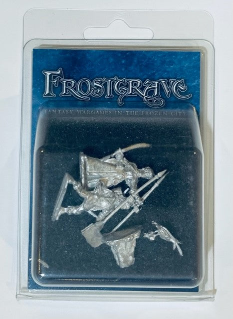 Frostgrave Crow Master & Javelineer, 28 mm Scale Model Metal Figures Packaging