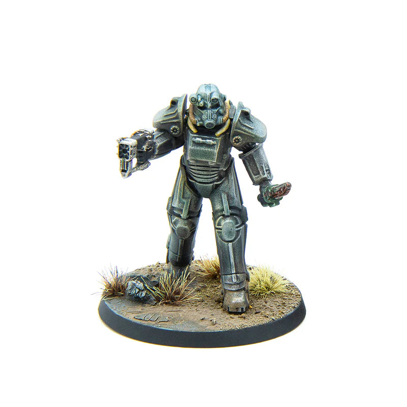Modiphius Brotherhood of Steel T-45 Heavy Armor Closeup 1