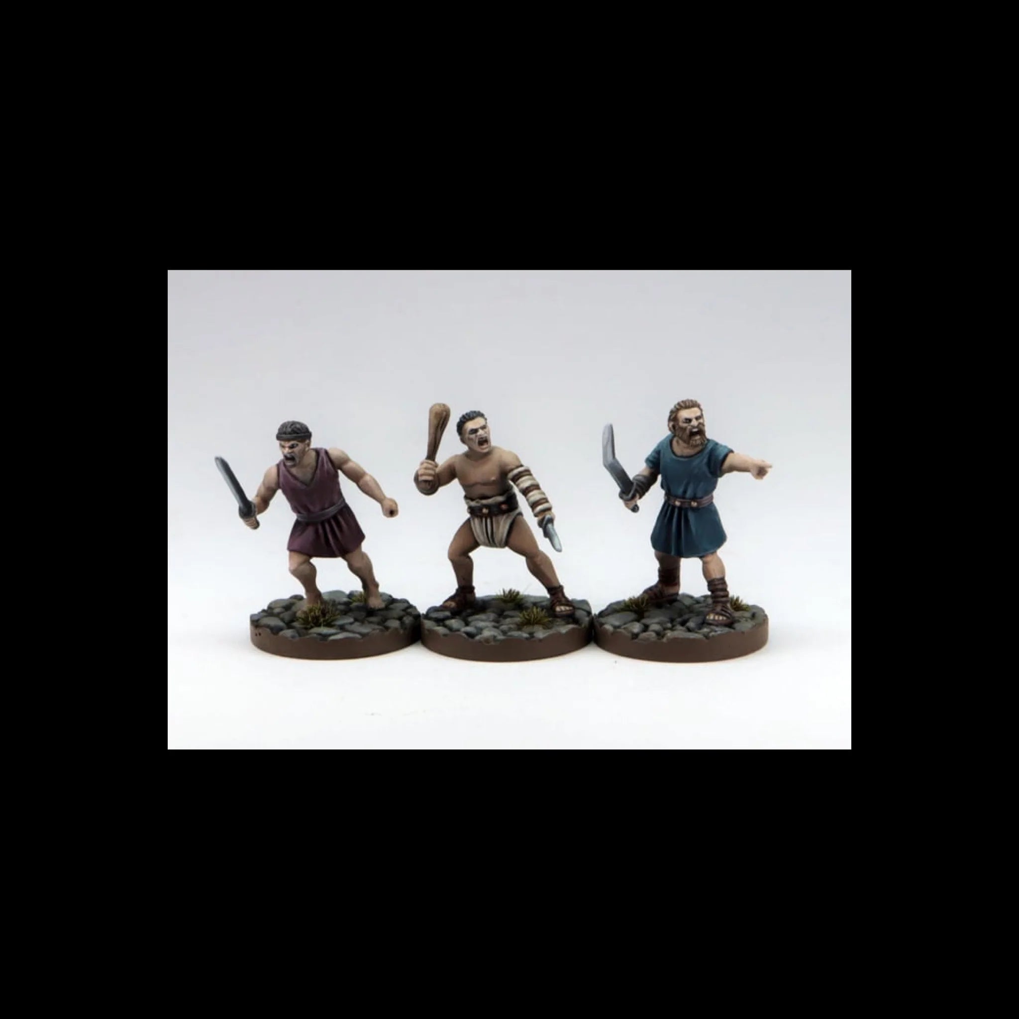 Citizens of Rome, 28 mm Scale Model Plastic Figures Close Up Poses 2