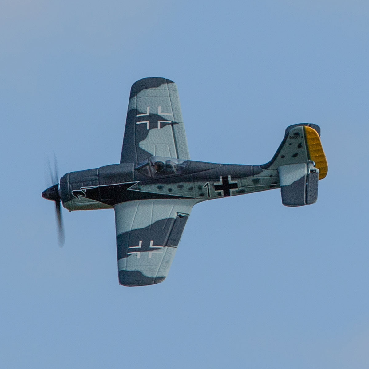 Focke-Wulf Fw-190 Ready To Fly Radio-Controlled Warbird In Flight