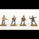 Partisans French Resistance 28 mm Scale Model Plastic Figures Close Up