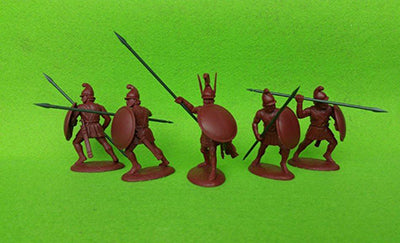 Wars Of Classical Greece: Macedonia Hypaspists, 60 mm (1/30) Scale Plastic Figures Close Up