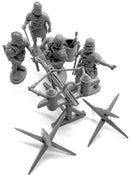 Early Imperial Roman Bolt-Shooter, 28 mm Scale Model Plastic Figures Unpainted Close Up