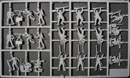 German Infantry WWII, 1/72 Scale Plastic Figures Sprue