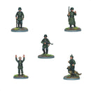 German Sentries, 28 mm Scale Model Plastic Figures Poses