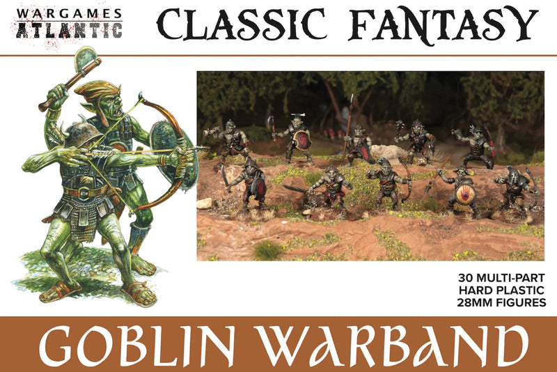 Goblin Warband, 28 mm Scale Model Plastic Figures