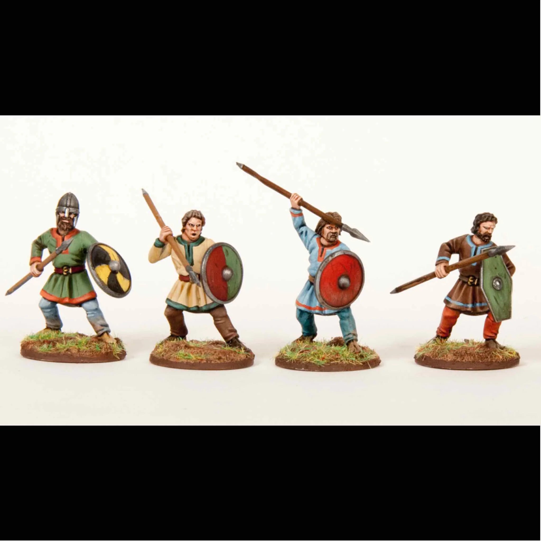 Goth Warriors 28 mm Scale Model Plastic Figures Poses #1