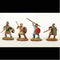 Goth Warriors 28 mm Scale Model Plastic Figures Poses