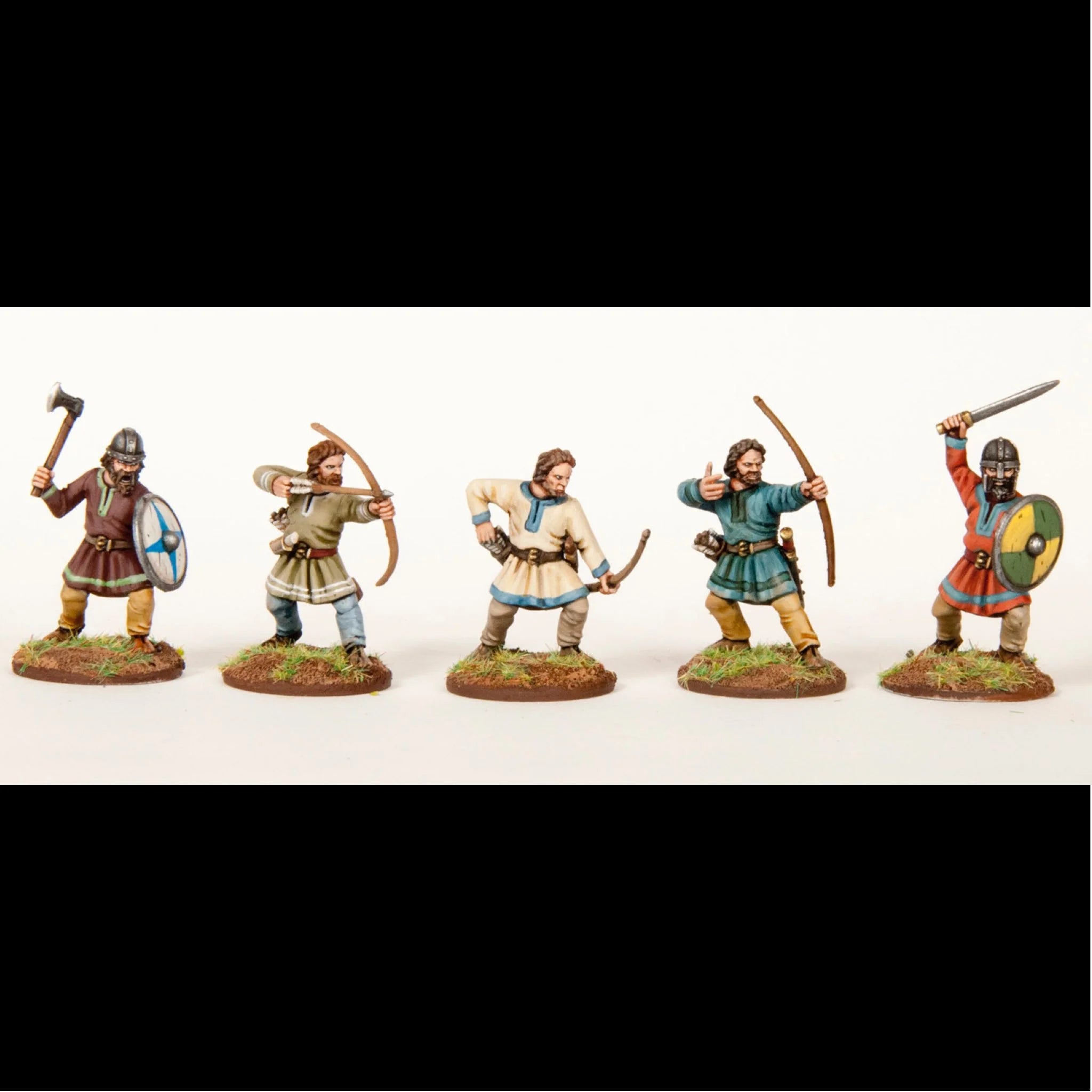 Goth Warriors 28 mm Scale Model Plastic Figures Poses #2