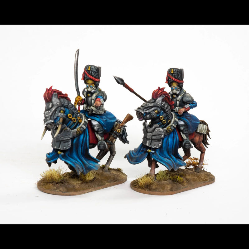 Les Grognards Cavalry, 28 mm Scale Model Plastic Figures Close Up