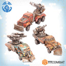 Dropzone Commander Resistance Starter Set AA Gun Trucks