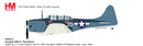 Douglas SBD-5 Dauntless,” White 39” VB-16 USS Lexington June 1944, 1/32 Scale Diecast Model Illustration