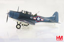 Douglas SBD-5 Dauntless, “White 45” VB-16 USS Lexington 1943, 1/32 Scale Diecast Model Left Side View