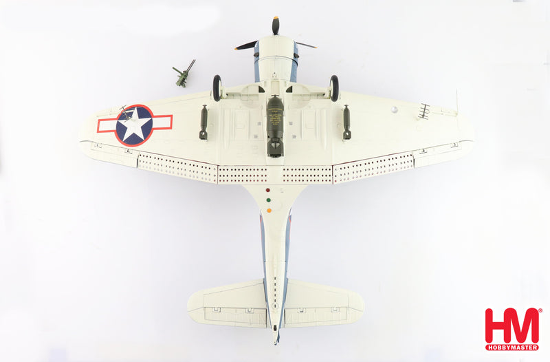 Douglas SBD-5 Dauntless, “White 45” VB-16 USS Lexington 1943, 1/32 Scale Diecast Model Bottom View