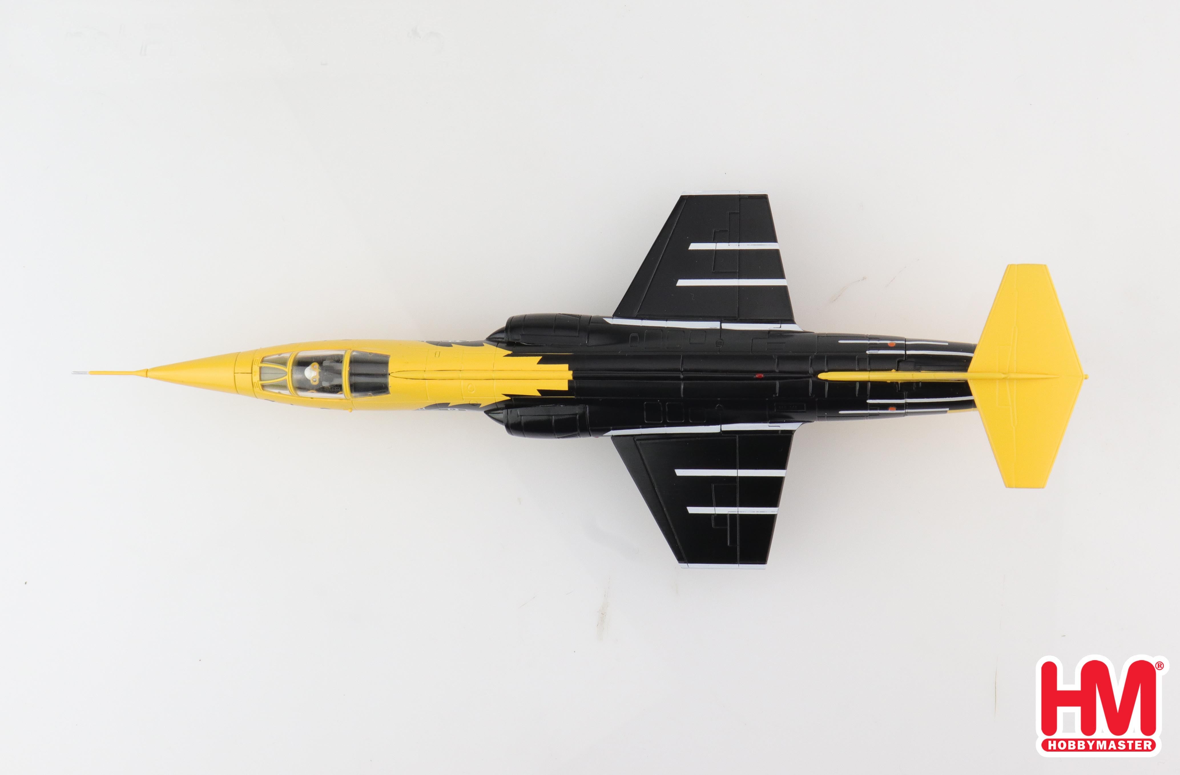 Lockheed F-104G Starfighter 22+67 JaboG 33, Luftwaffe 1985, 1:72 Scale Diecast Model Top View