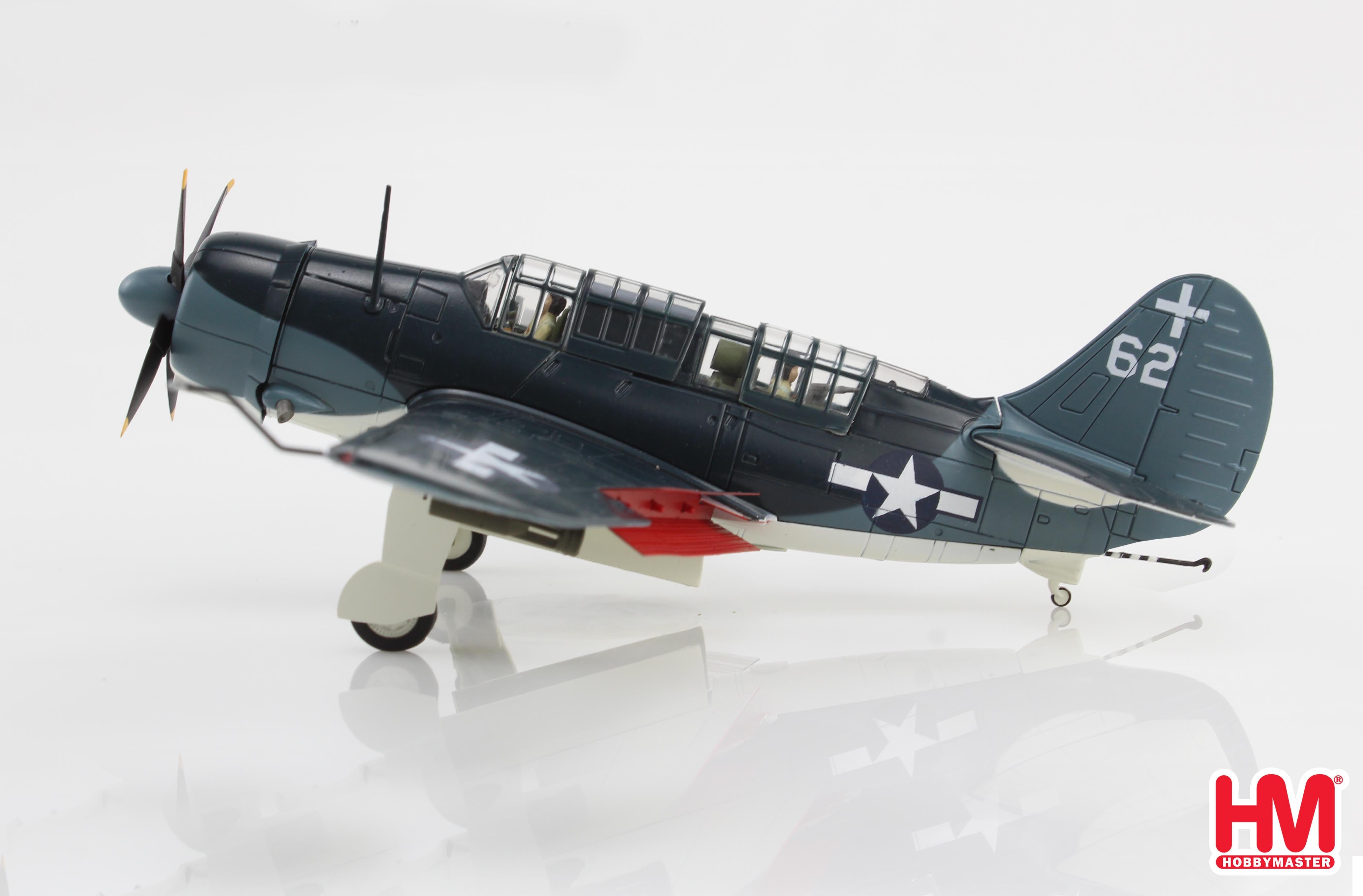 Curtiss SB2C Helldiver VB-18 USS Intrepid, October 1944, 1/72, Scale Diecast Model Left Side View