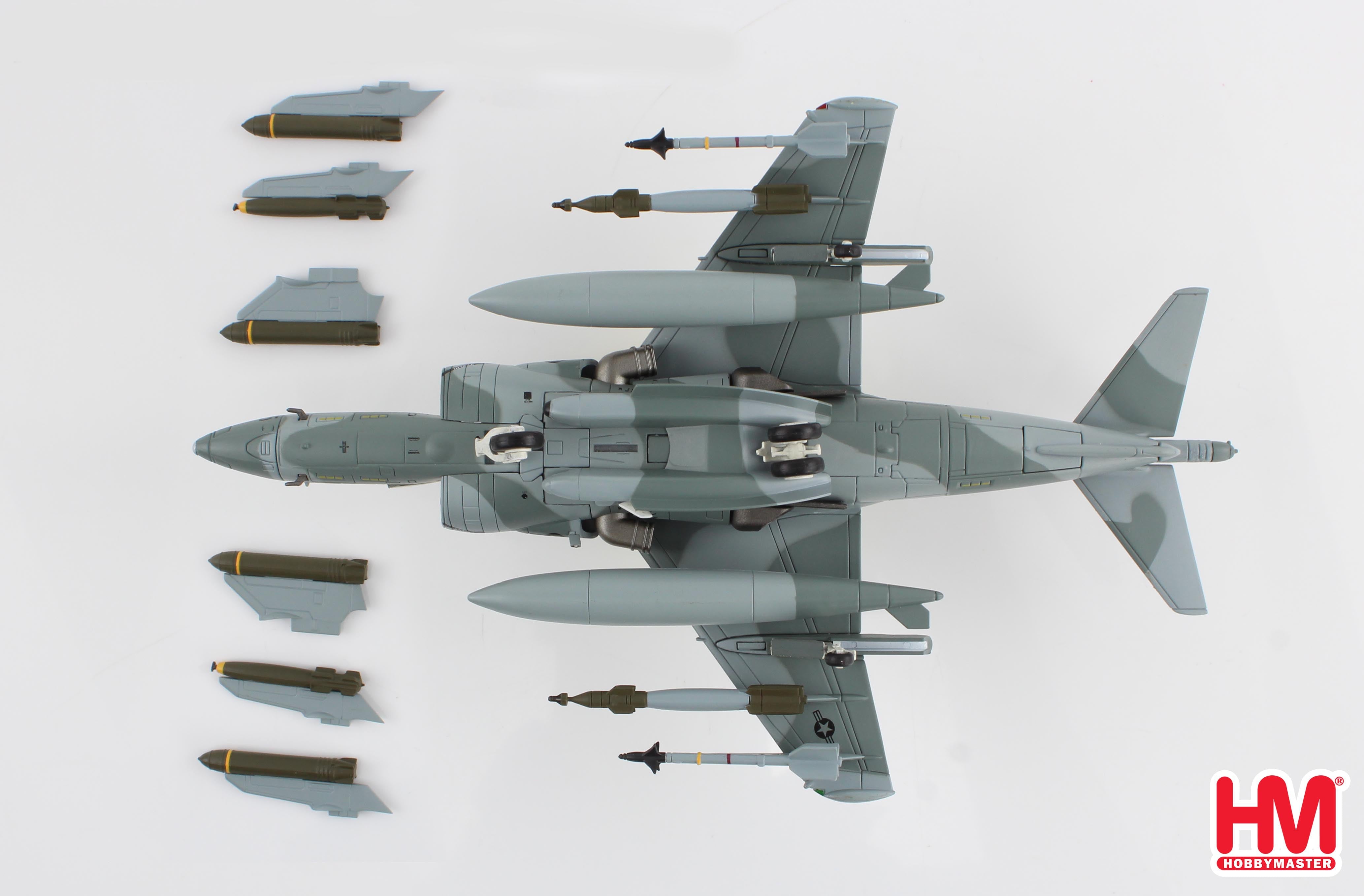 McDonnell Douglas AV-8B Harrier II VMA-311 1990, 1/72 Scale Diecast Model bottom View