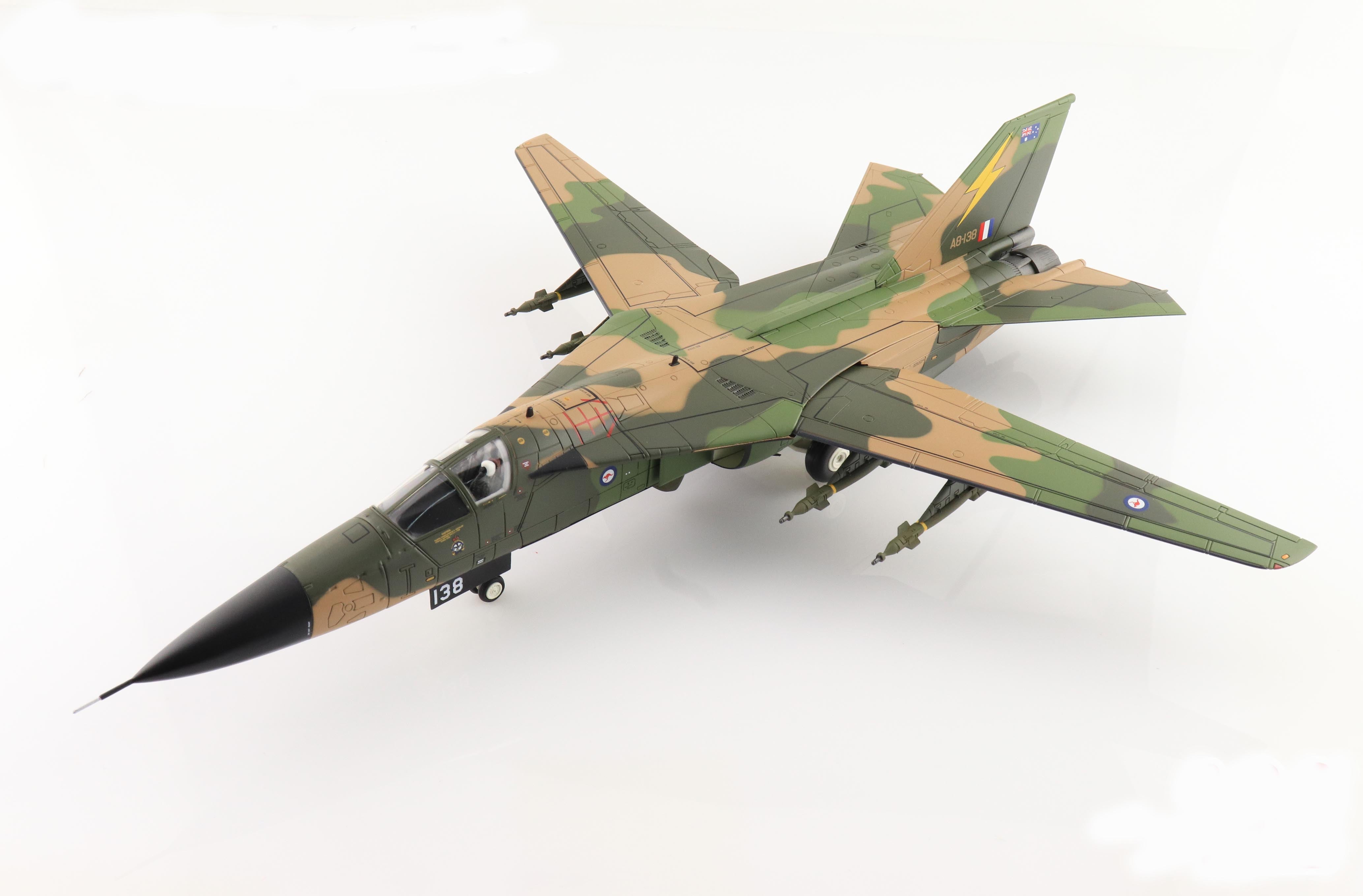 General Dynamics F-111C Aardvark “Pack Tack Prototype” No.1 Squadron RAAF, 1984, 1:72 Scale Diecast Model