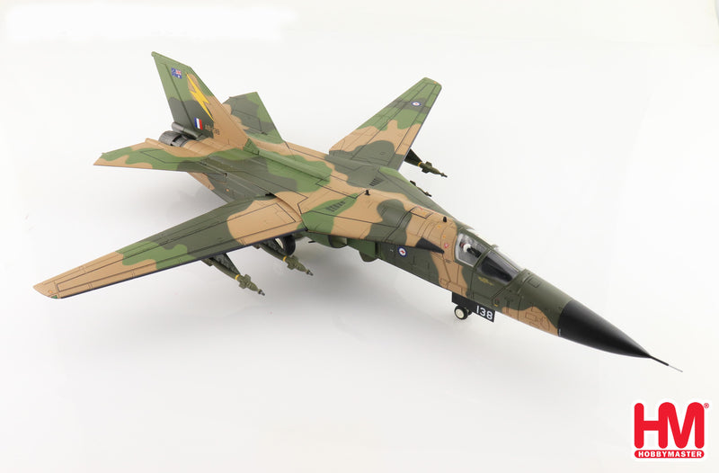 General Dynamics F-111C Aardvark “Pack Tack Prototype” No.1 Squadron RAAF, 1984, 1:72 Scale Diecast Model Right Front View