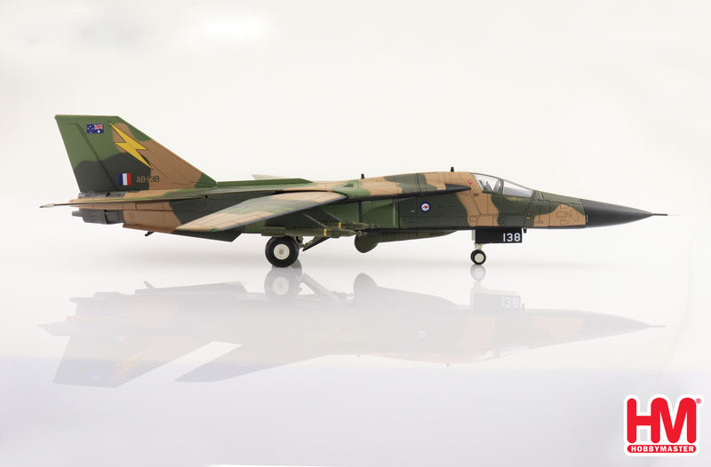 General Dynamics F-111C Aardvark “Pack Tack Prototype” No.1 Squadron RAAF, 1984, 1:72 Scale Diecast Model Right Side View