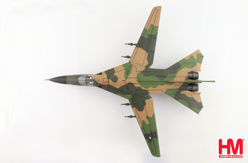 General Dynamics F-111C Aardvark “Pack Tack Prototype” No.1 Squadron RAAF, 1984, 1:72 Scale Diecast Model Top View