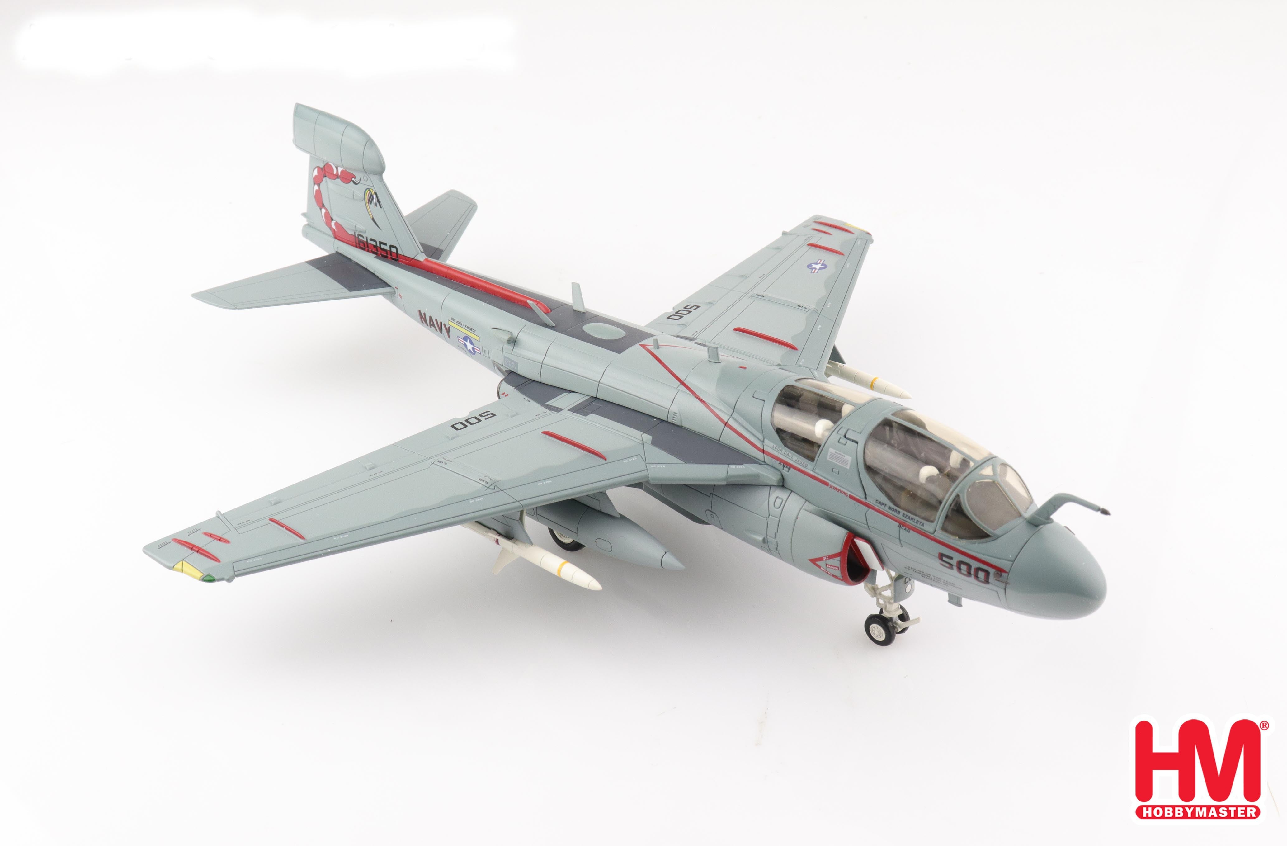 Northrop Grumman EA-6B Prowler VAQ-132 “Scorpions” 2006 1:72 Scale Diecast Model Right Front View