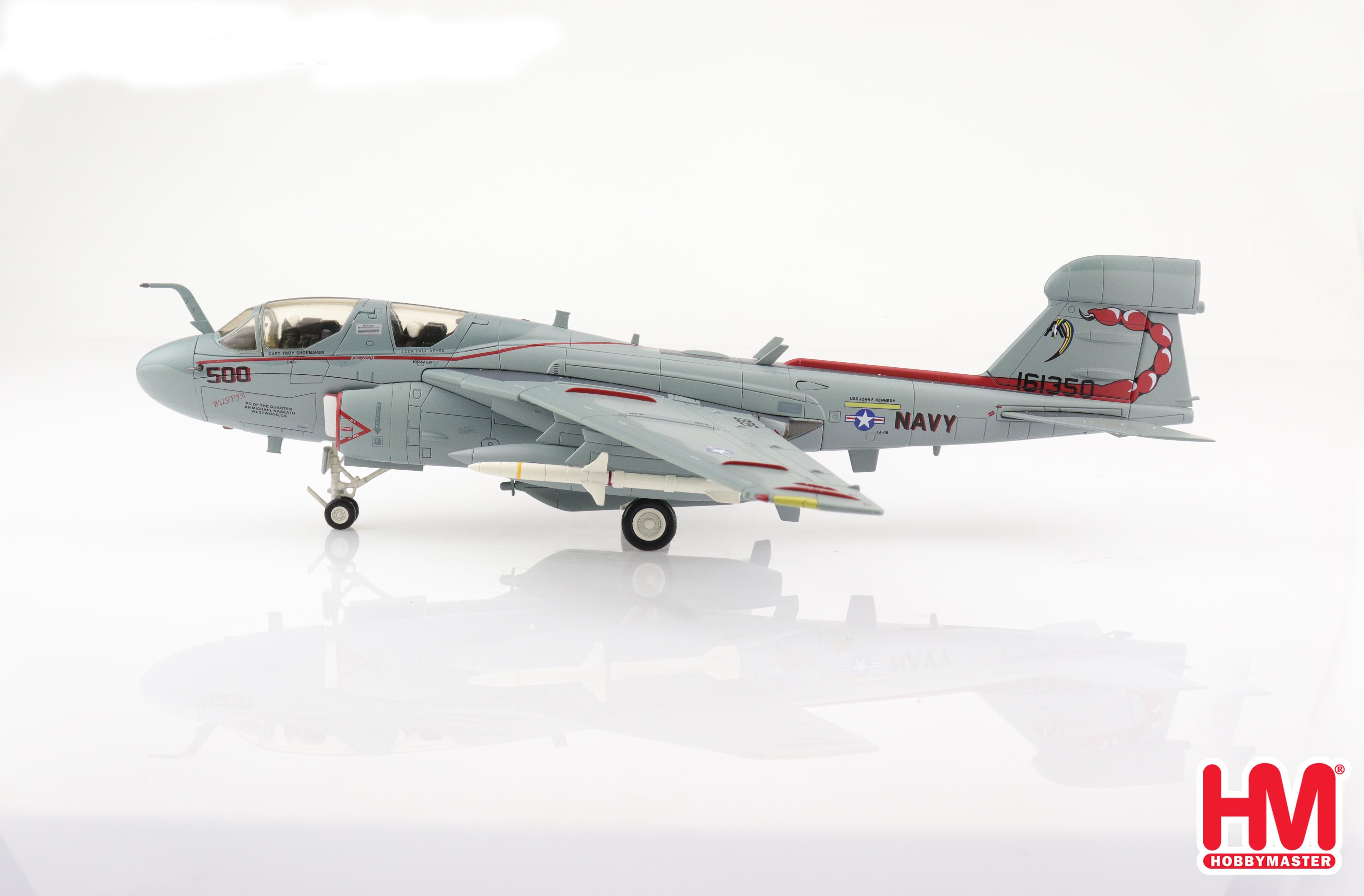 Northrop Grumman EA-6B Prowler VAQ-132 “Scorpions” 2006 1:72 Scale Diecast Model Left Side View