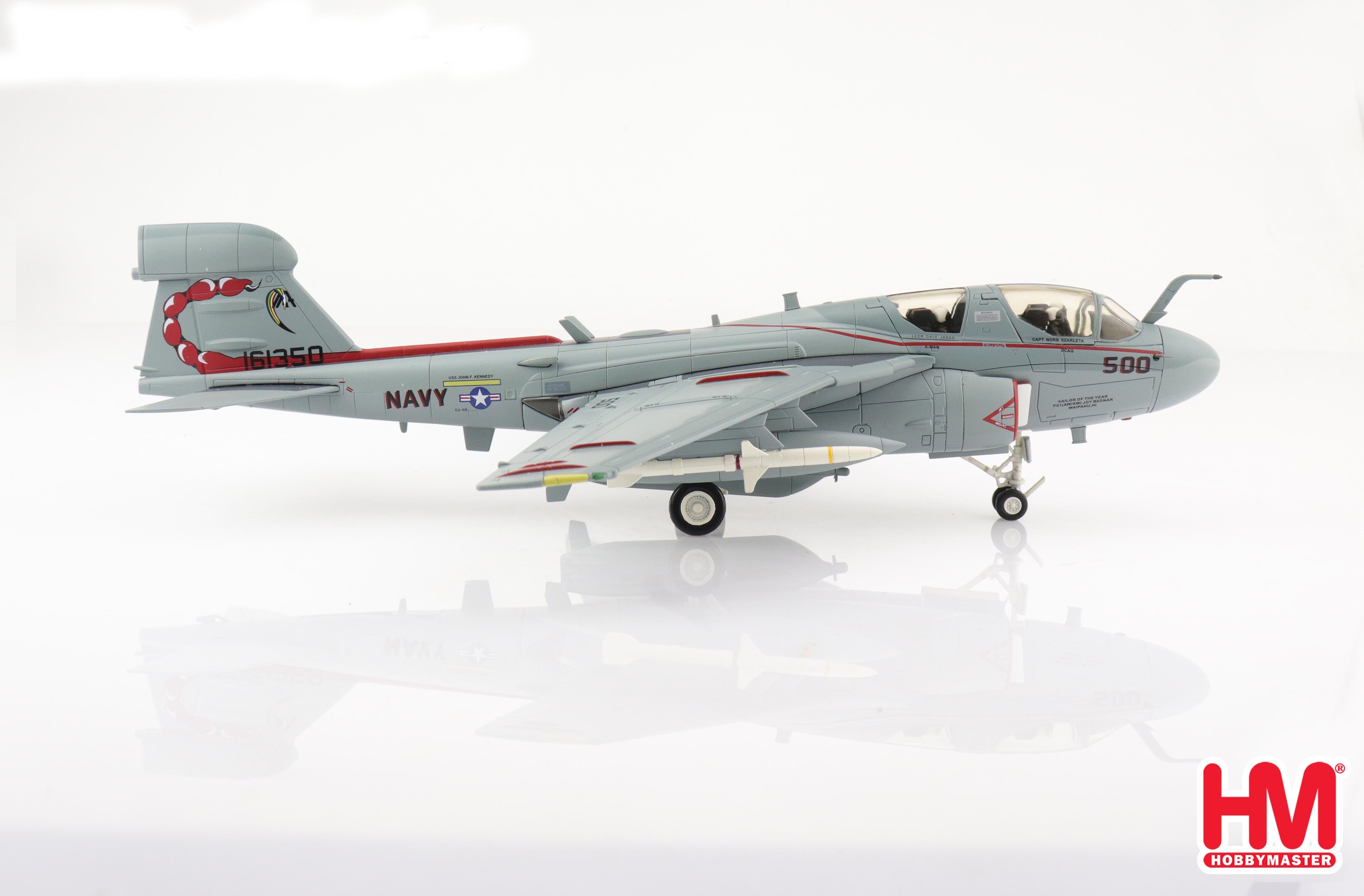 Northrop Grumman EA-6B Prowler VAQ-132 “Scorpions” 2006 1:72 Scale Diecast Model Right Side View