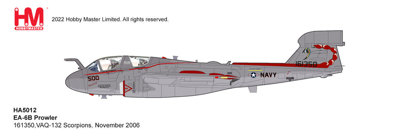 Northrop Grumman EA-6B Prowler VAQ-132 “Scorpions” 2006 1:72 Scale Diecast Model Illustration