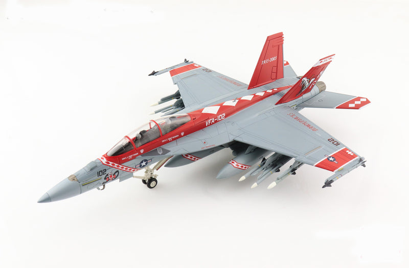 Boeing F/A-18F Super Hornet, VFA-102 “Dimondbacks”, 50th Anniversary Livery 2005, 1:72 Scale Diecast Model
