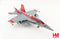 Boeing F/A-18F Super Hornet, VFA-102 “Dimondbacks”, 50th Anniversary Livery 2005, 1:72 Scale Diecast Model Right Front View
