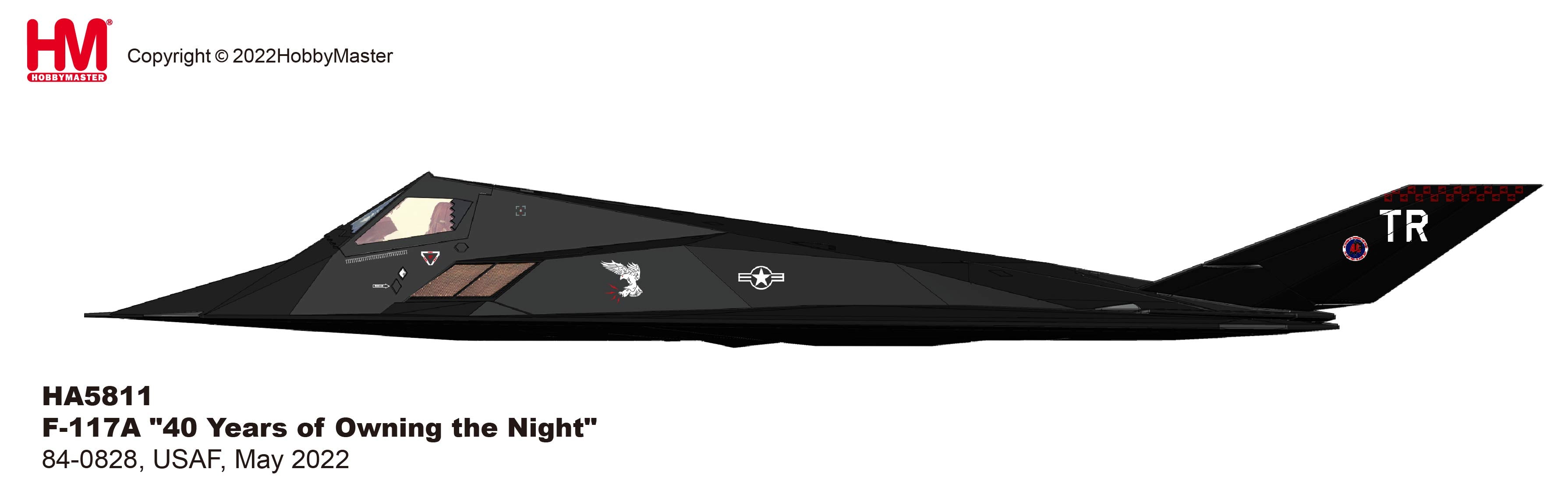 Hobby Master | Lockheed Martin F-117A Nighthawk “40 Years of