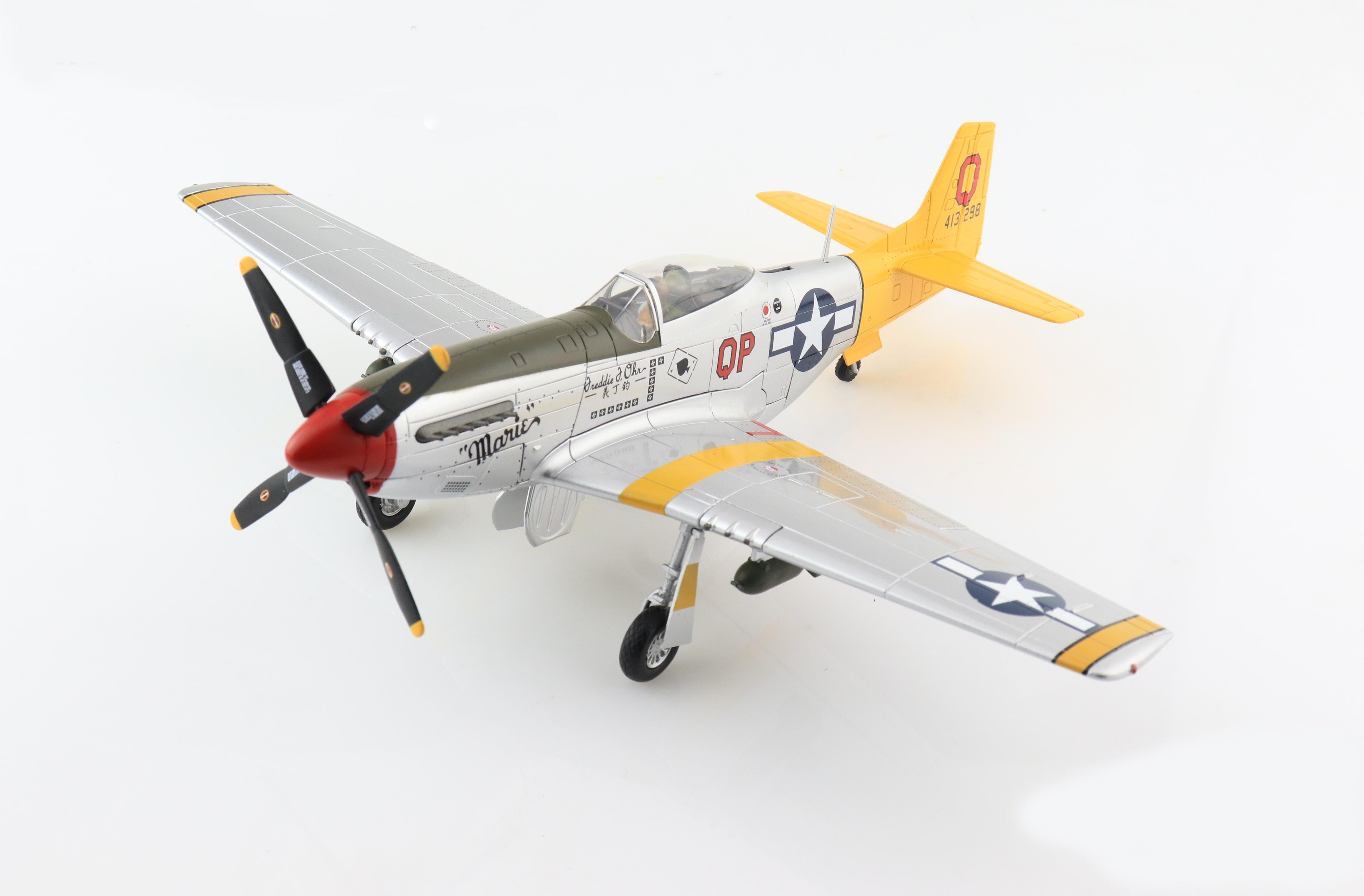 North American P-51D Mustang “Marie” 2nd FS, 52nd FG 1944, 1:48 Scale Diecast Model