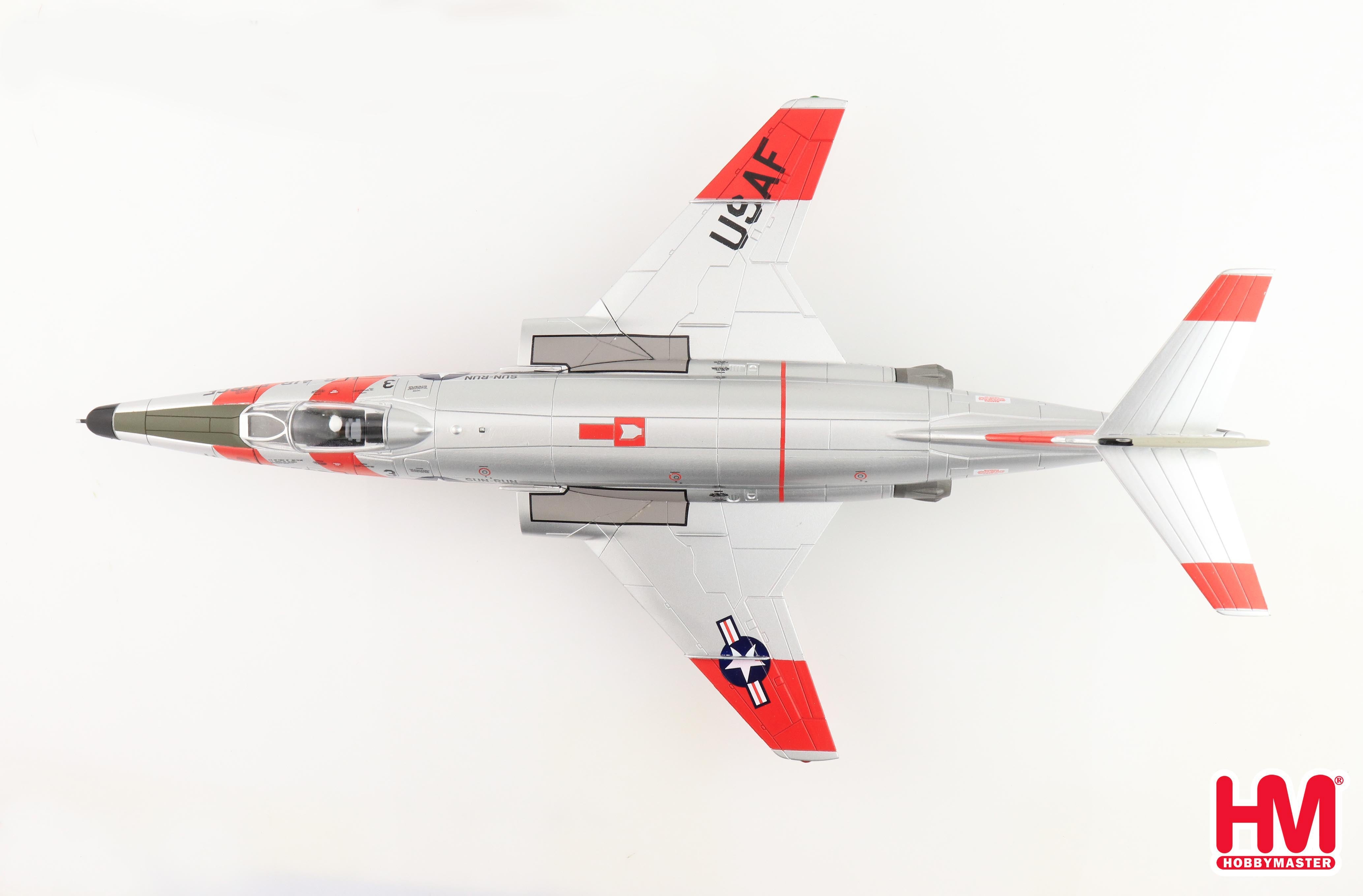 McDonnell RF-101C Voodoo “Operation Sun Run” 1957, 1:72 Scale Diecast Model Top View