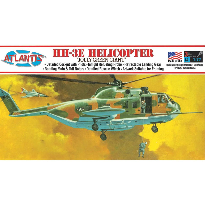 Sikorsky HH-3E Jolly Green Giant 1/72 Scale Plastic Model Kit