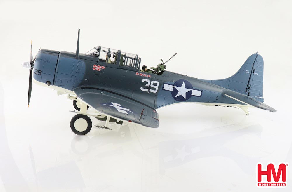 Douglas SBD-5 Dauntless,” White 39” VB-16 USS Lexington June 1944, 1/32 Scale Diecast Model Left Side View