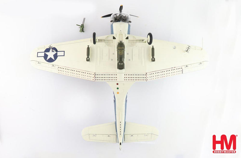 Douglas SBD-5 Dauntless,” White 39” VB-16 USS Lexington June 1944, 1/32 Scale Diecast Model Bottom View