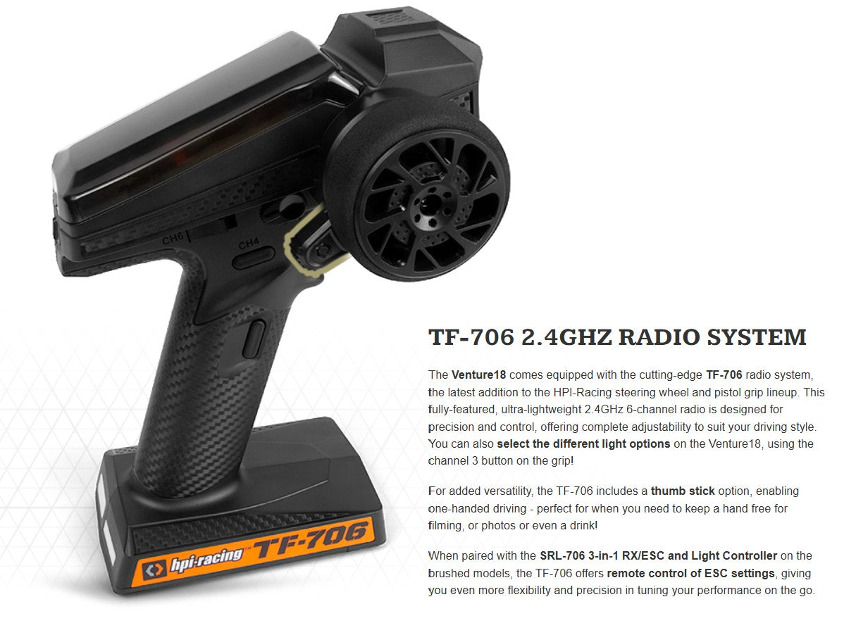 HP Racing TF-706 2.4 GHZ Radio System