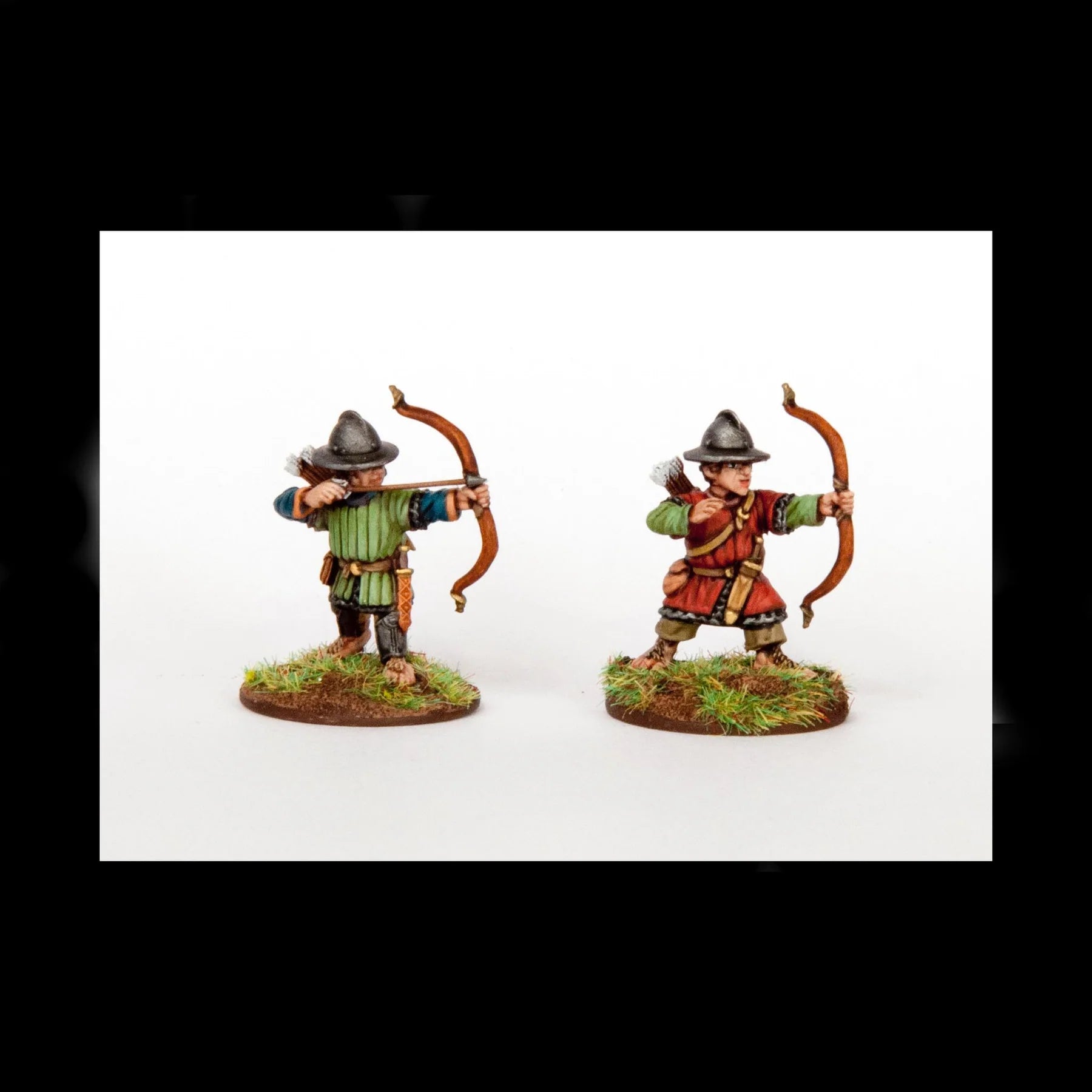 Halfling Militia, 28 mm Scale Model Plastic Figures Archers