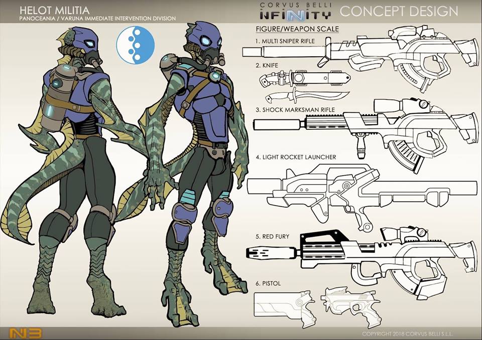 Helots Infinity Corvus Belli | Infinity PanOceania Helot Militia Pack Miniature Game ...