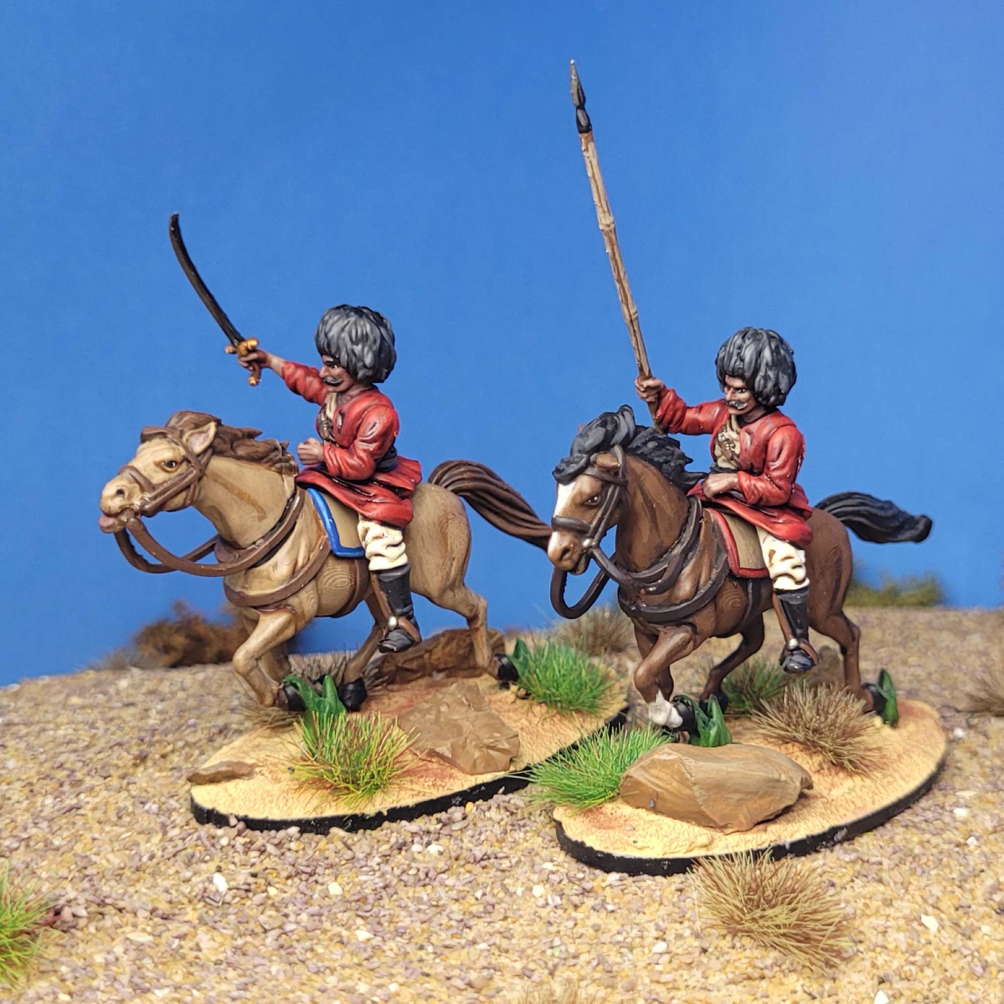 Afghan Cavalry 28 mm Scale Model Plastic Figures Herati Example