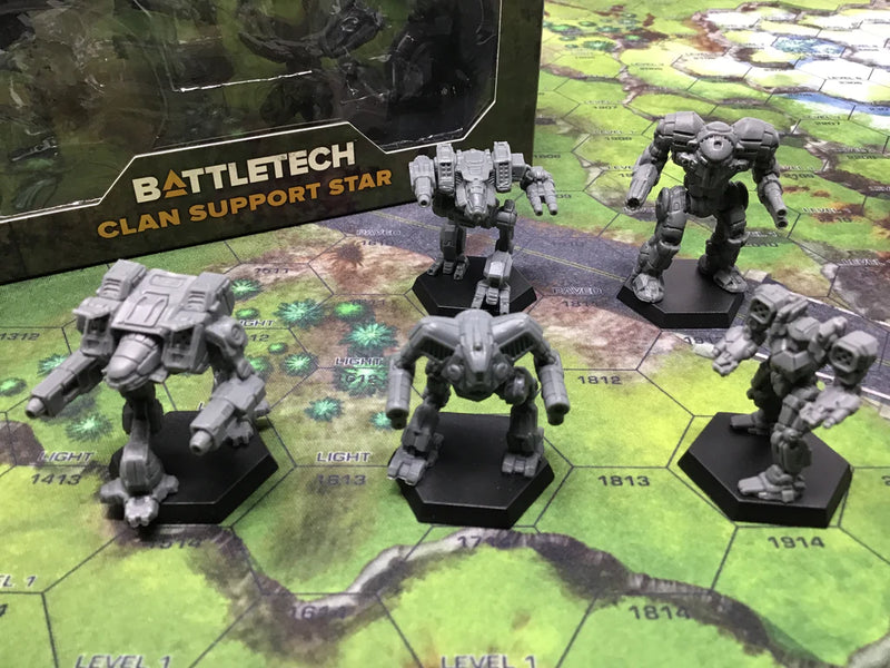 BattleTech ForcePack: Clan Support Star Example Play