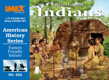 Eastern Early Friendly Indians 1/72 Scale Plastic Figures