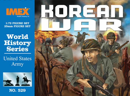 Korean War US Army, 1/72 Scale Plastic Figures